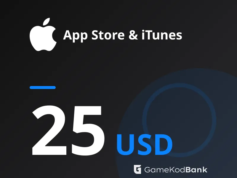 App Store & iTunes 25 USD