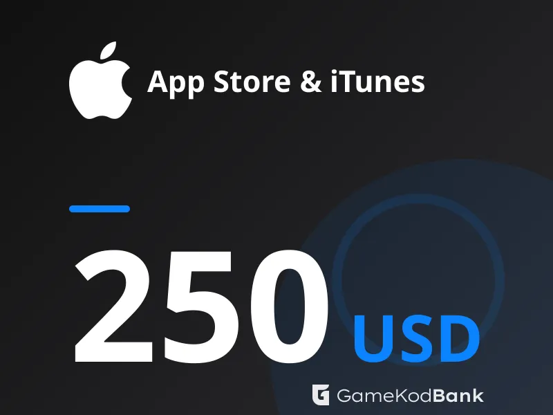 App Store & iTunes 250 USD