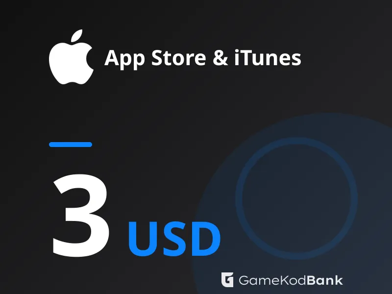 App Store & iTunes 3 USD