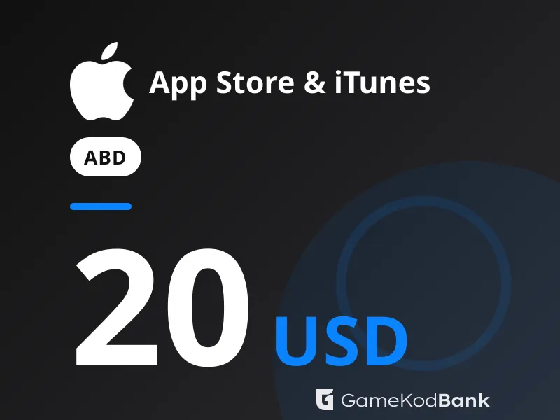 App Store & iTunes ABD 20 USD