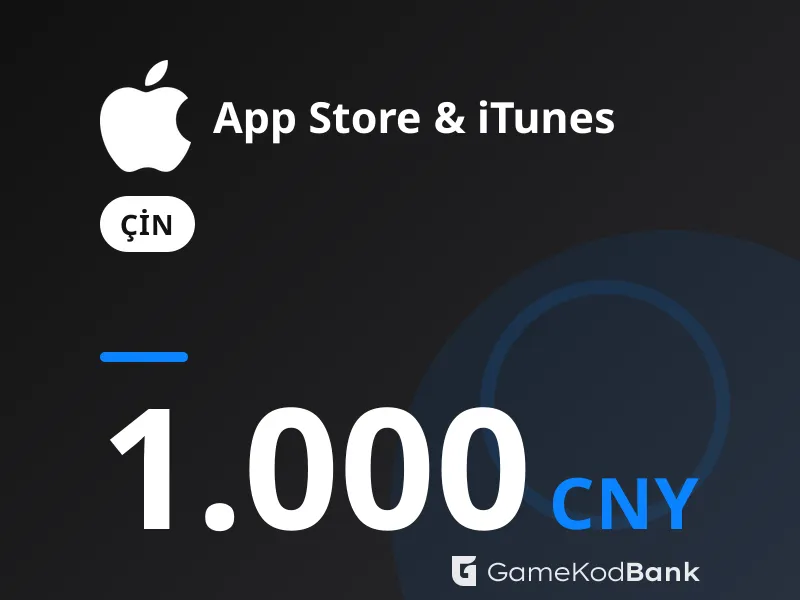 App Store & iTunes Çin 1.000 CNY