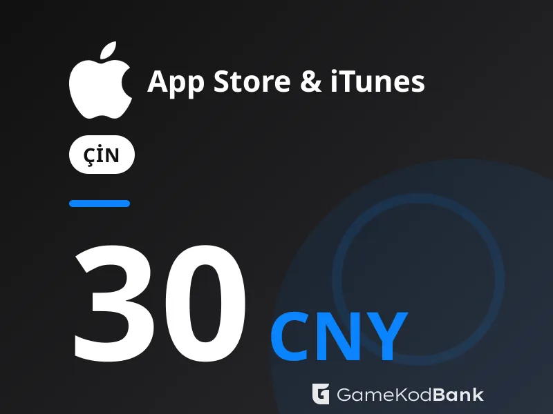 App Store & iTunes Çin 30 CNY
