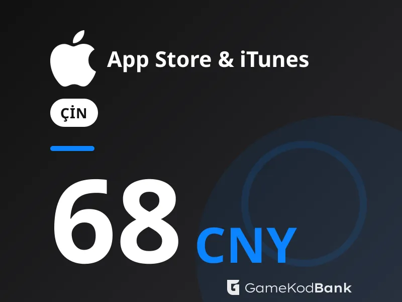App Store & iTunes Çin 68 CNY