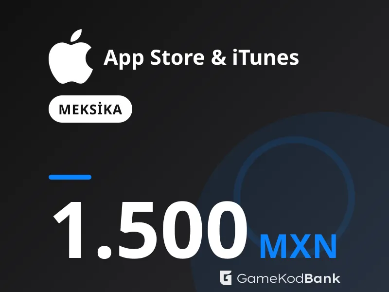 App Store & iTunes Meksika 1.500 MXN
