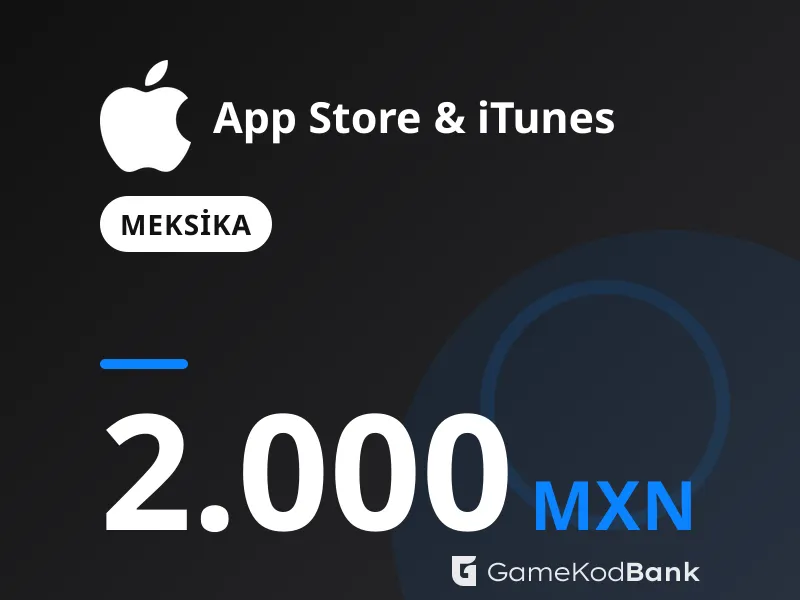 App Store & iTunes Meksika 2.000 MXN