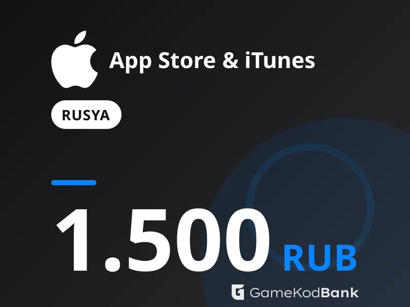 App Store & iTunes Rusya 1.500 RUB