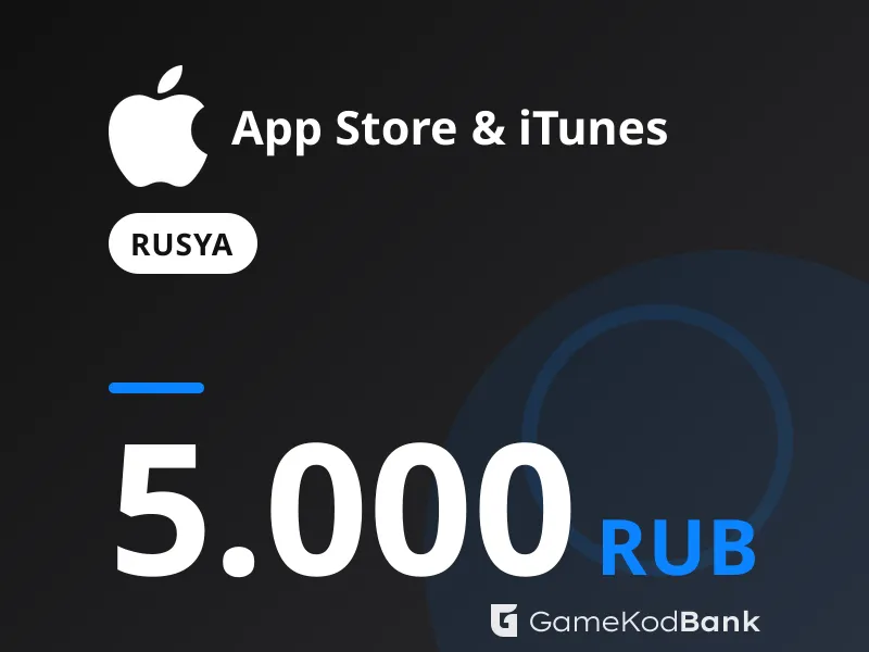 App Store & iTunes Rusya 5.000 RUB