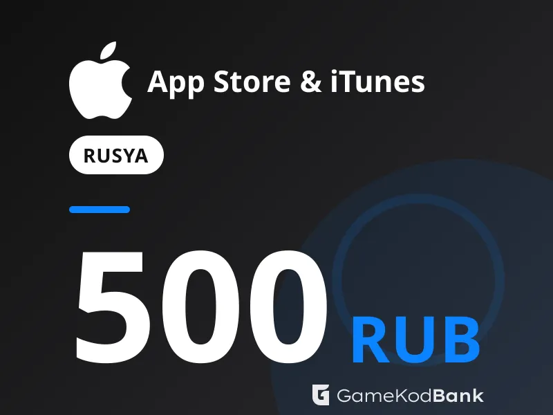 App Store & iTunes Rusya 500 RUB