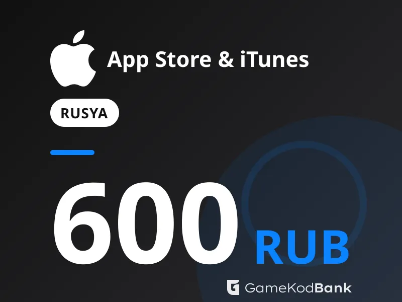 App Store & iTunes Rusya 600 RUB