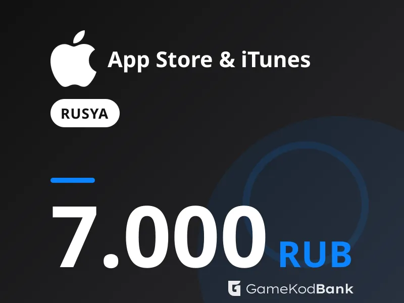 App Store & iTunes Rusya 7.000 RUB