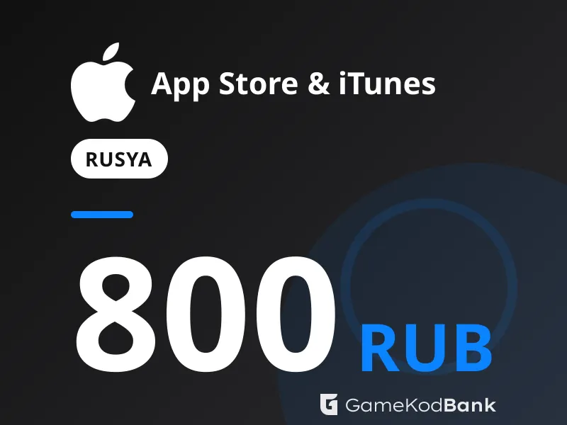 App Store & iTunes Rusya 800 RUB