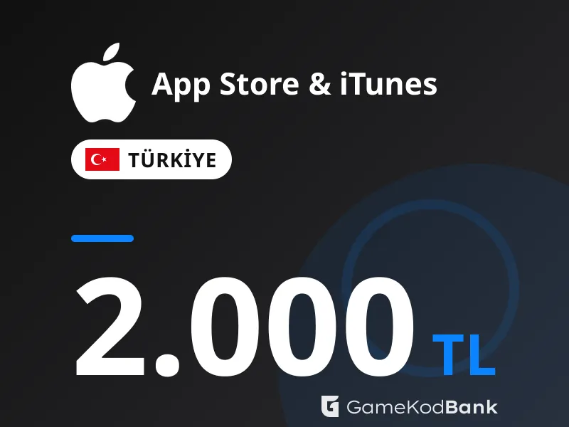 App Store & iTunes Türkiye 2.000 TL