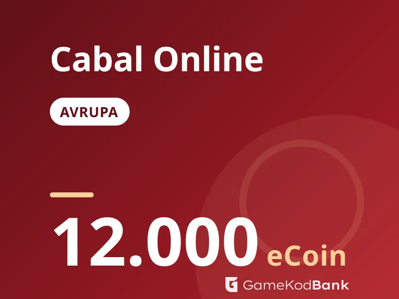 Cabal Online Avrupa 12.000 eCoin