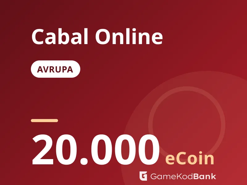 Cabal Online Avrupa 20.000 eCoin