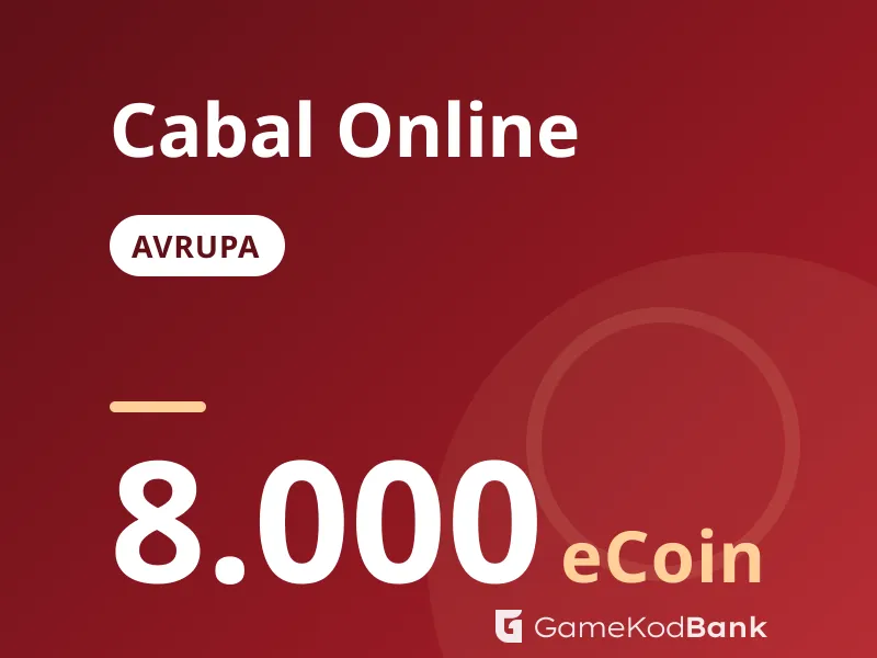 Cabal Online Avrupa 8.000 eCoin