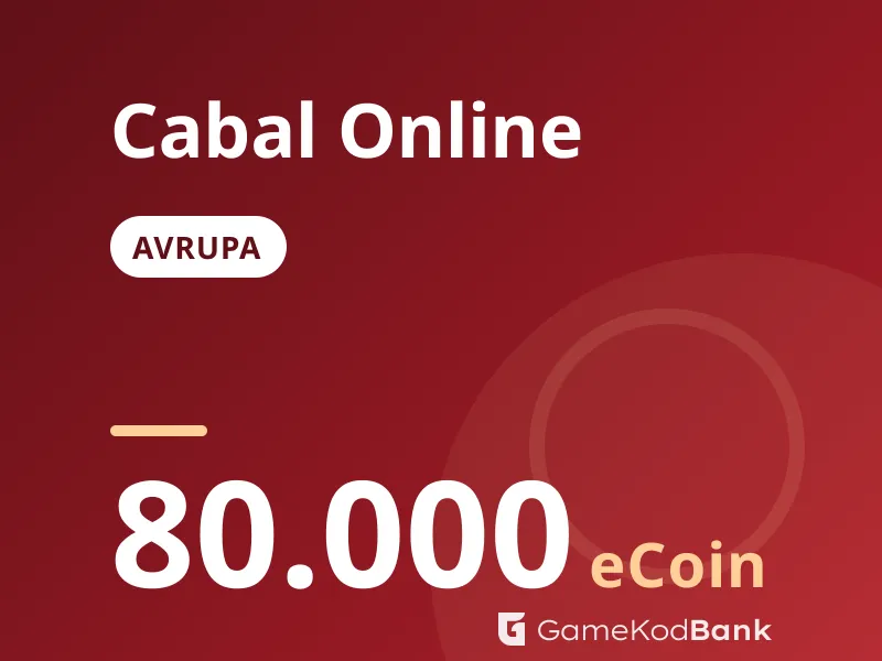 Cabal Online Avrupa 80.000 eCoin