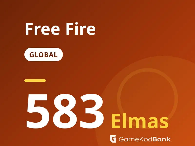Free Fire Global 583 Elmas