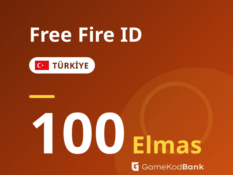 Free Fire ID Türkiye 100 Elmas