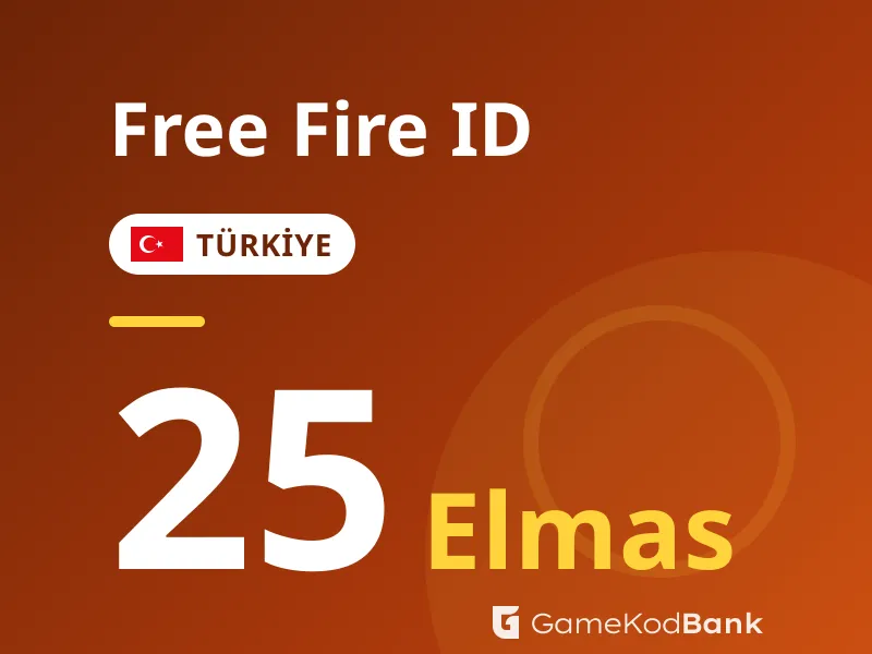 Free Fire ID Türkiye 25 Elmas