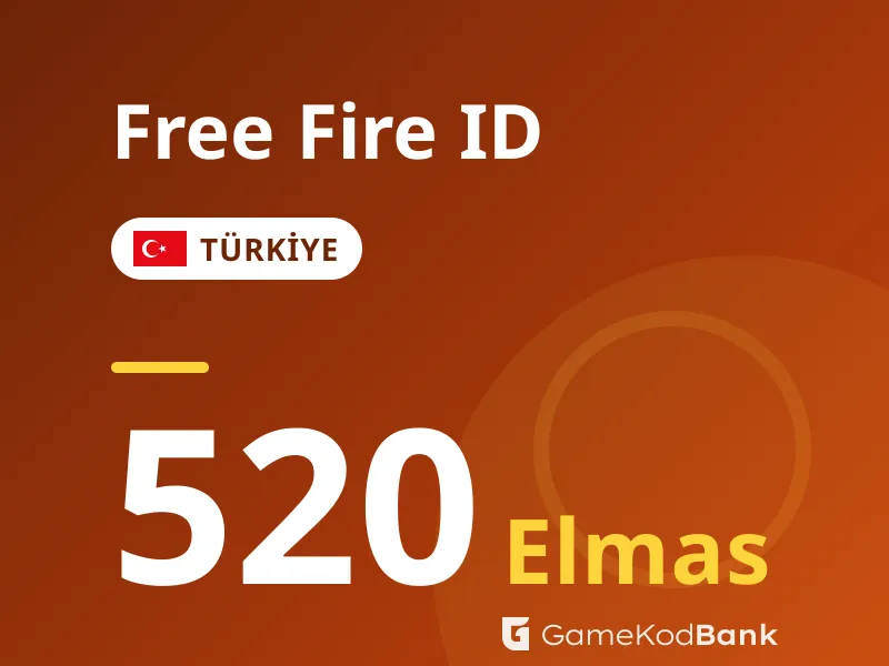 Free Fire ID Türkiye 520 Elmas
