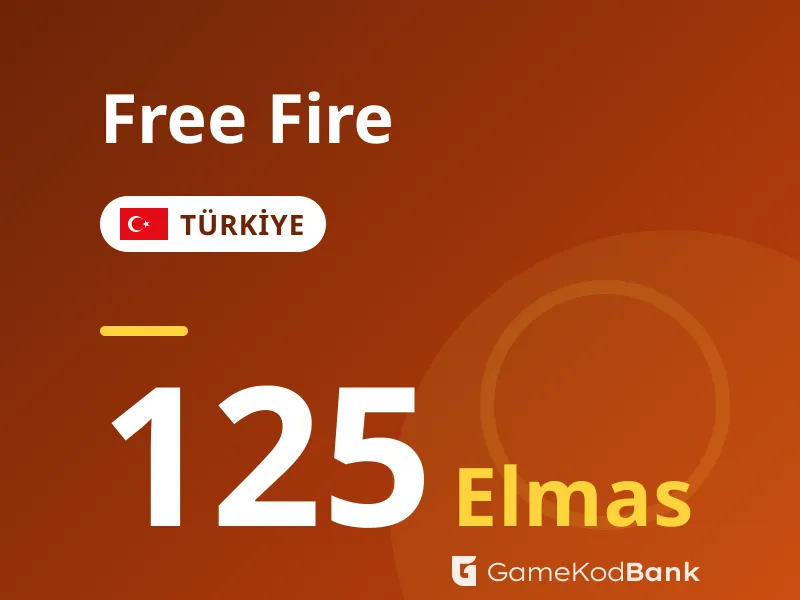 Free Fire Türkiye 125 Elmas