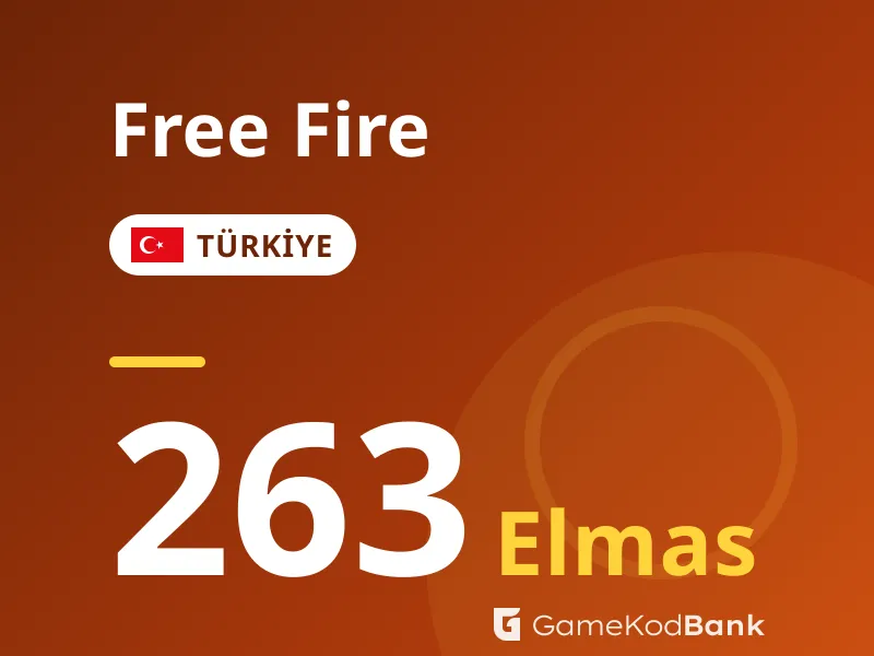 Free Fire Türkiye 263 Elmas