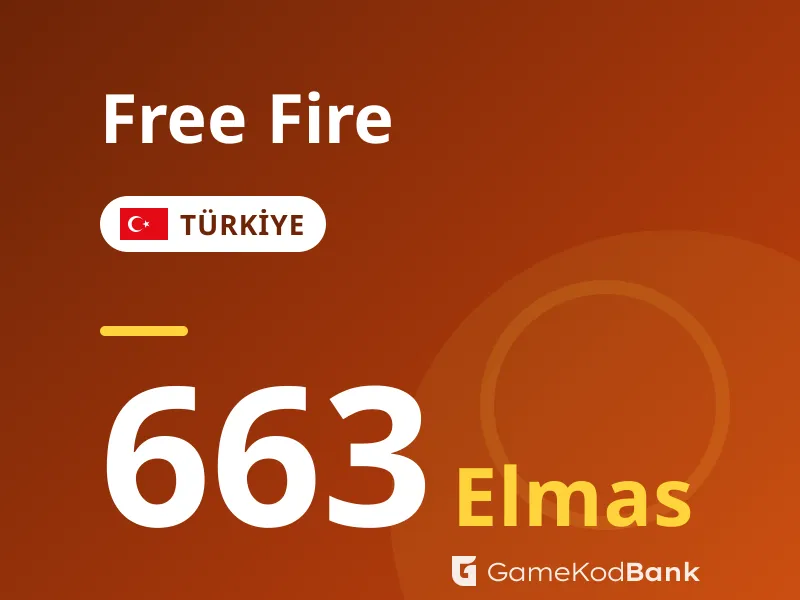 Free Fire Türkiye 663 Elmas