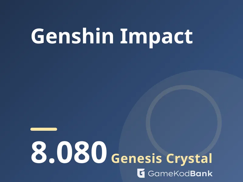 Genshin Impact 8.080 Genesis Crystal