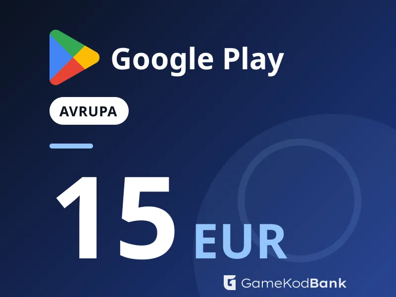 Google Play Avrupa 15 EUR
