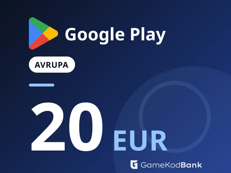 Google Play Avrupa 20 EUR