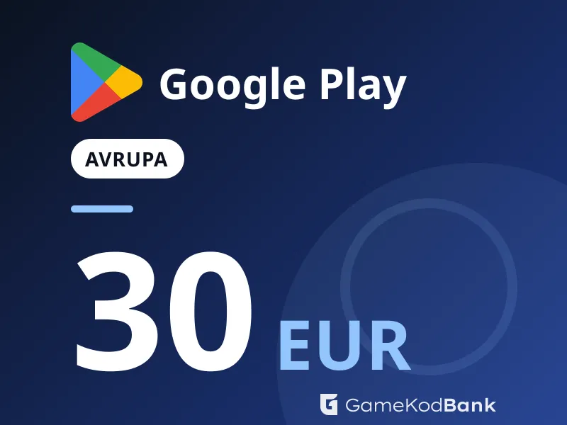 Google Play Avrupa 30 EUR