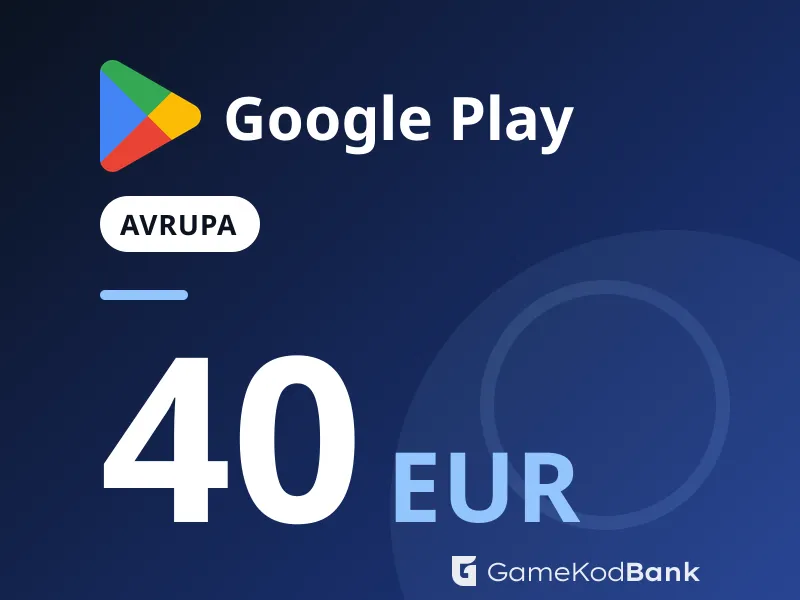 Google Play Avrupa 40 EUR