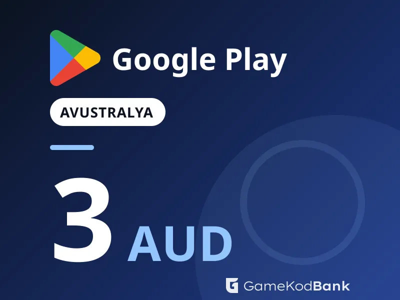 Google Play Avustralya 3 AUD