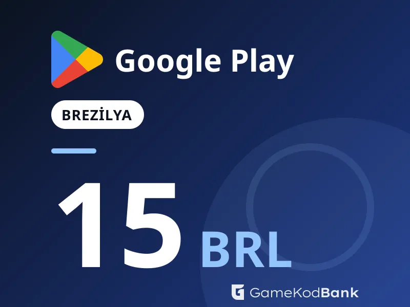 Google Play Brezilya 15 BRL