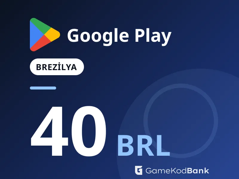 Google Play Brezilya 40 BRL