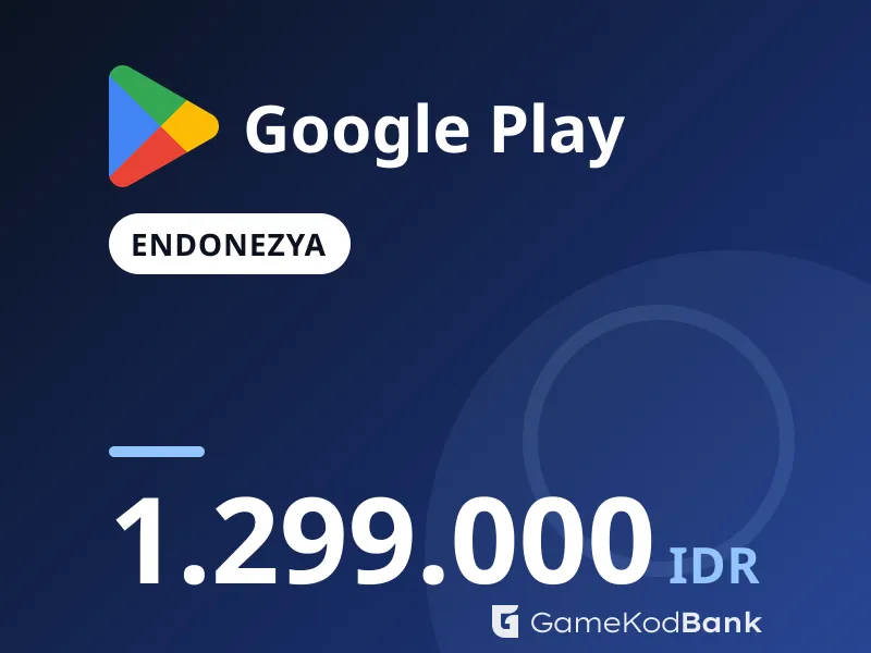Google Play Endonezya 1.299.000 IDR