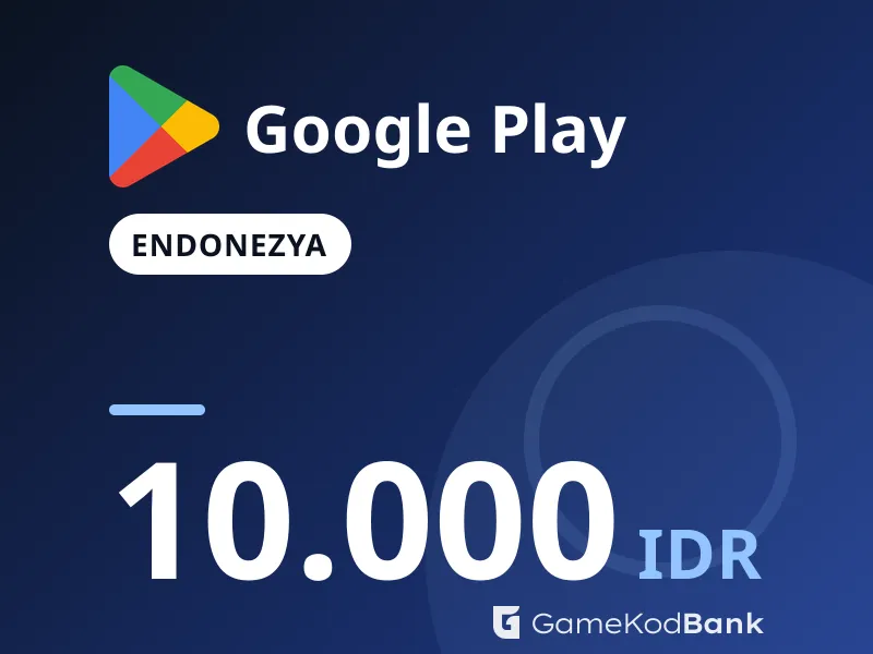 Google Play Endonezya 10.000 IDR
