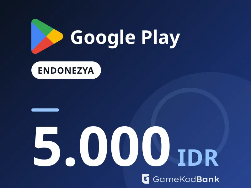 Google Play Endonezya 5.000 IDR