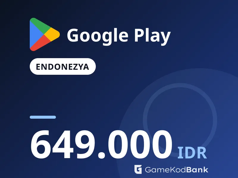 Google Play Endonezya 649.000 IDR