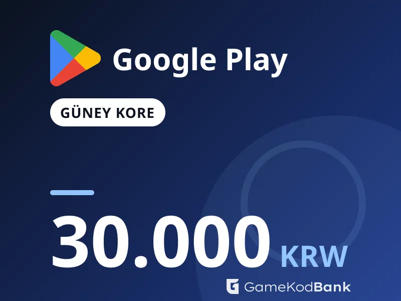 Google Play Güney Kore 30.000 KRW