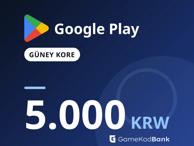 Google Play Güney Kore 5.000 KRW