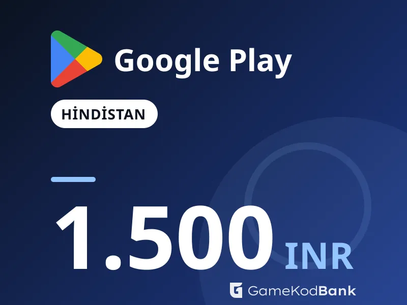 Google Play Hindistan 1.500 INR