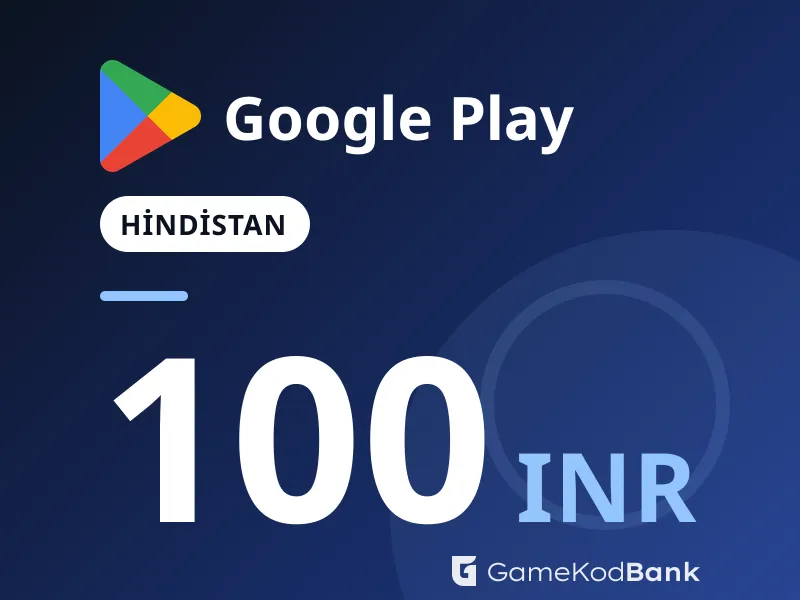 Google Play Hindistan 100 INR