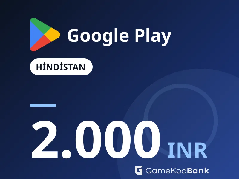 Google Play Hindistan 2.000 INR