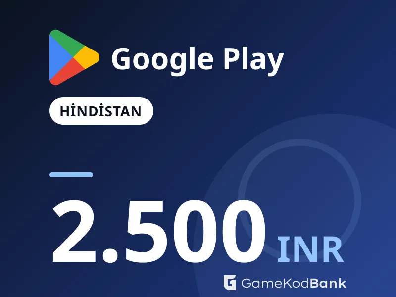 Google Play Hindistan 2.500 INR