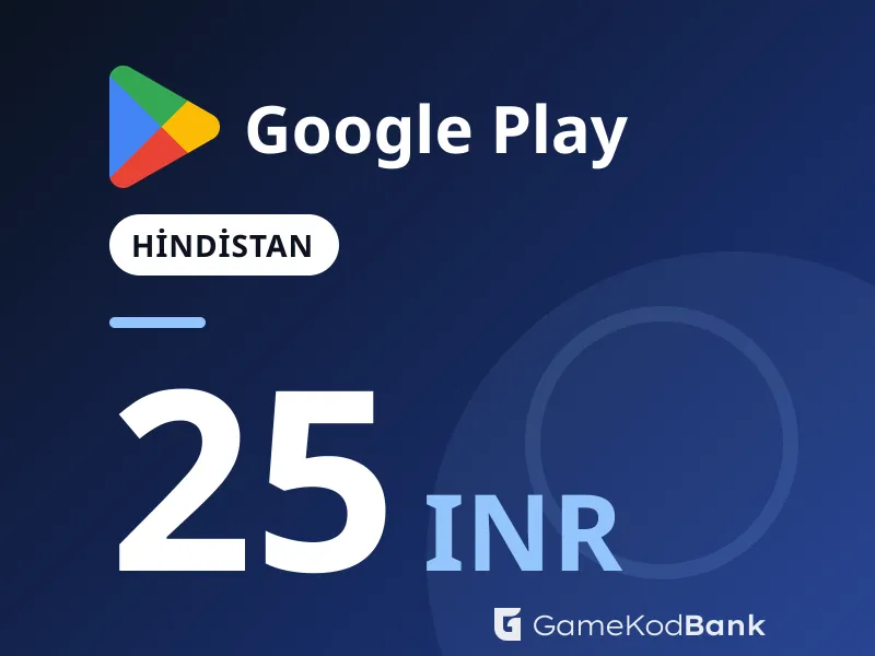 Google Play Hindistan 25 INR