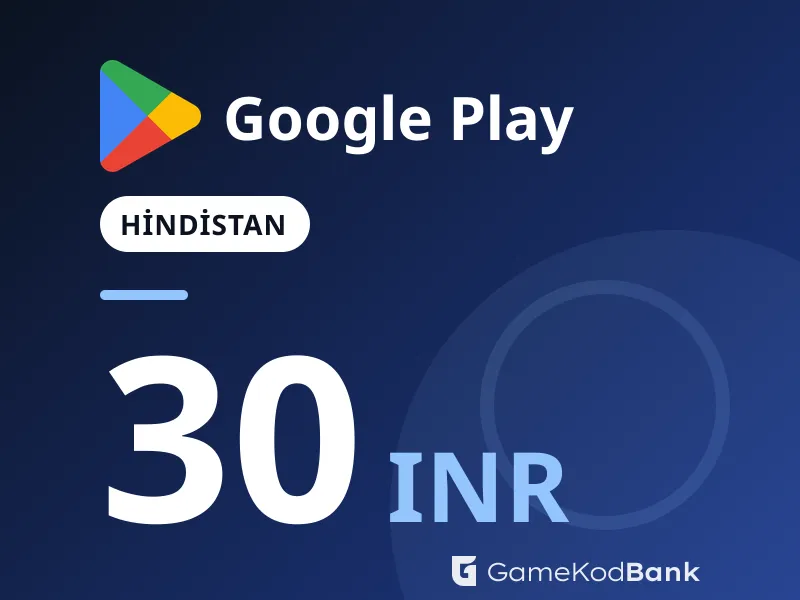 Google Play Hindistan 30 INR