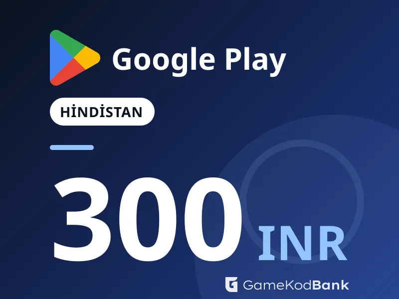 Google Play Hindistan 300 INR