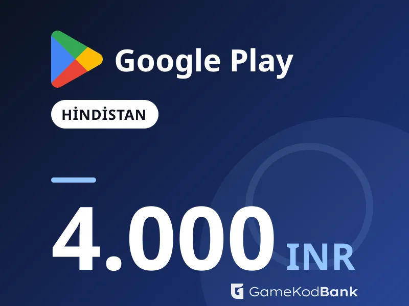 Google Play Hindistan 4.000 INR