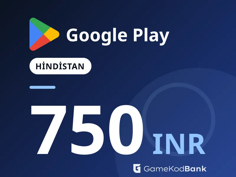 Google Play Hindistan 750 INR